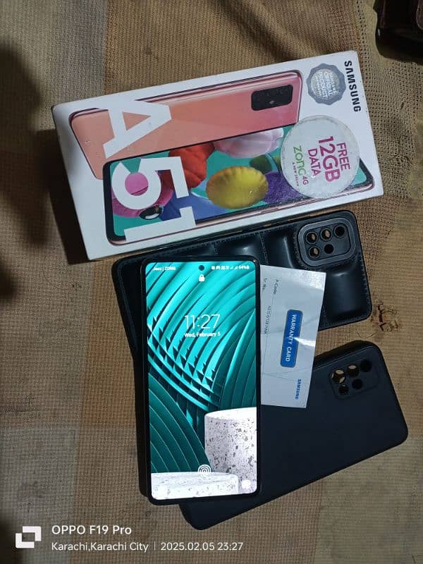 samsung a51 with box 3