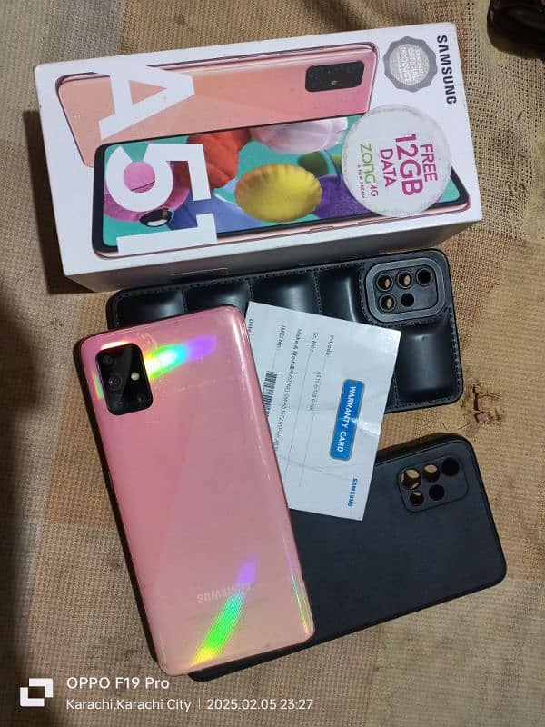 samsung a51 with box 4