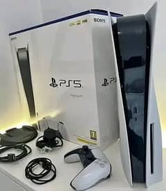 Ps5 Slim 1Tb Disk Edition 2 Controller With Complete Box