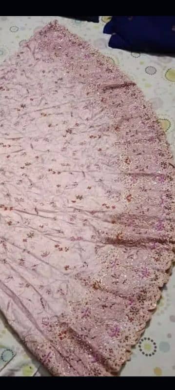 tea pink bridal lehnga for  for sale 2