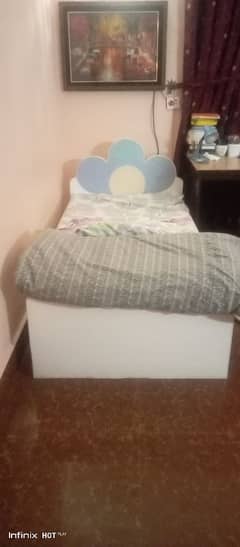 sale single bed with dressing table without mattress