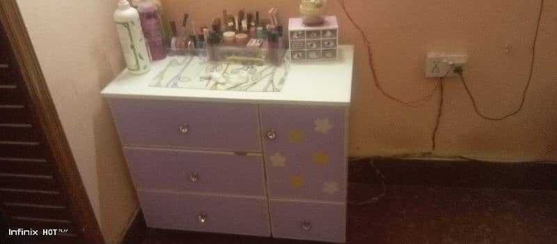 sale single bed with dressing table without mattress 5