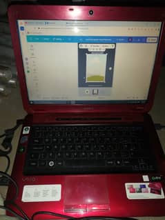 laptop Sony 2 gb ram and 512 gb hard