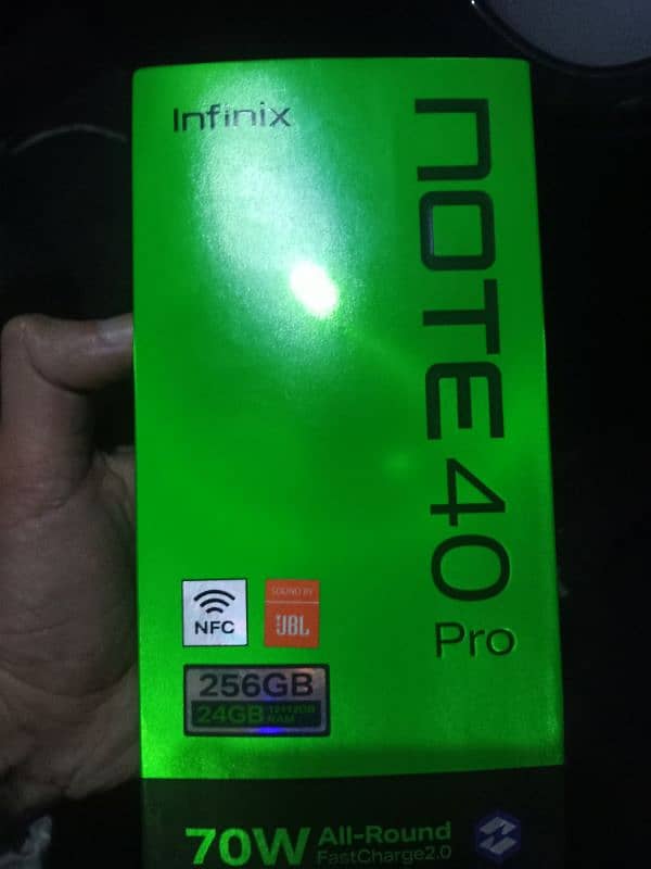 Infinix Note 40 pro 256 GB 24 GB Ram 1