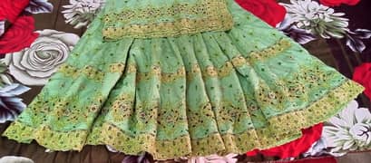 Bridal dress dupatta lehnga only