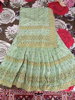 Bridal dress dupatta lehnga only