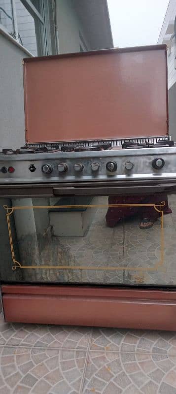 5 burner with gas oven 1