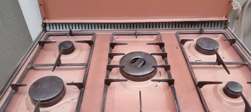 5 burner with gas oven 3