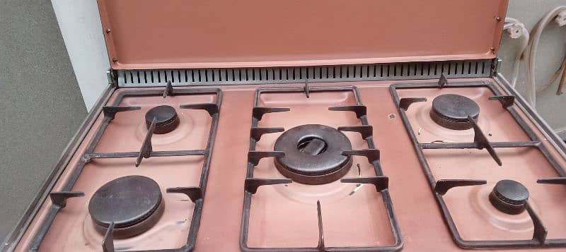 5 burner with gas oven 4