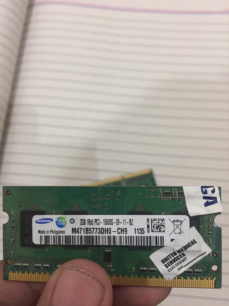 2GB Samsung RAM (x2) – Original, High-Performance Memory for Laptops 3