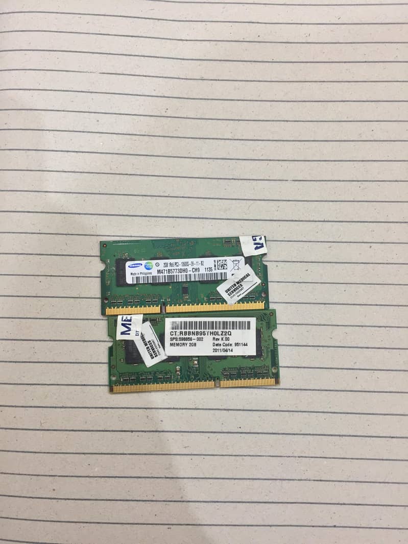 2GB Samsung RAM (x2) – Original, High-Performance Memory for Laptops 4