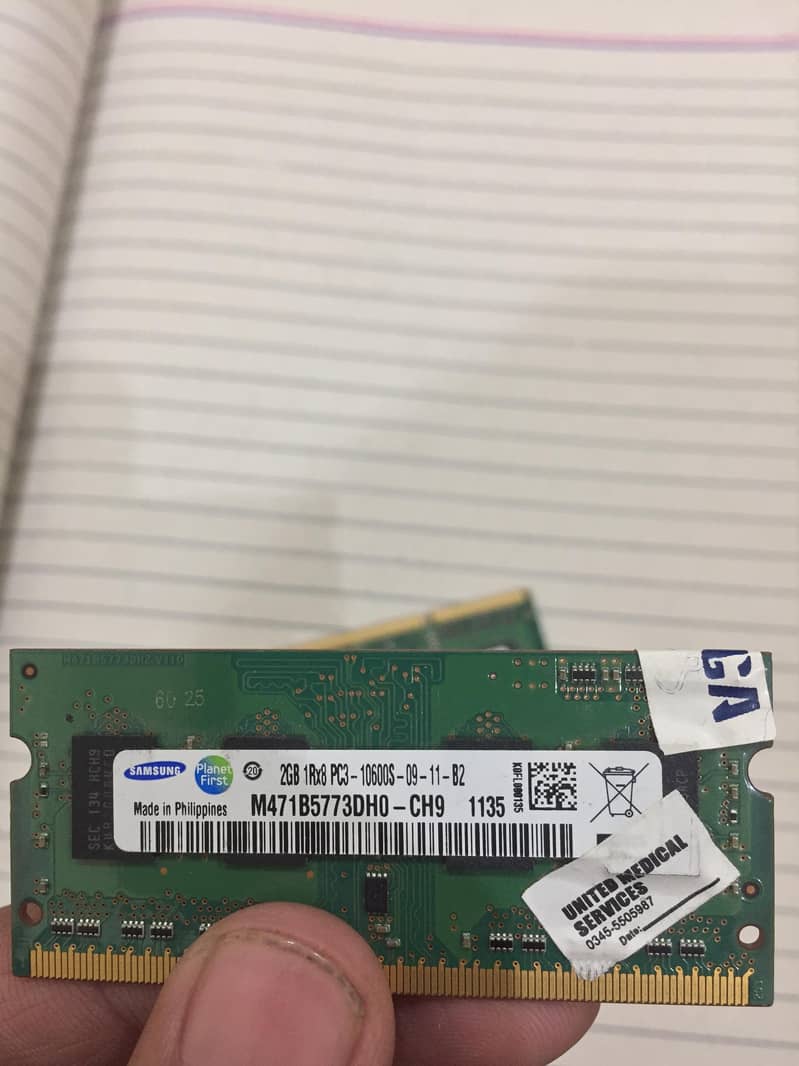 2GB Samsung RAM (x2) – Original, High-Performance Memory for Laptops 6