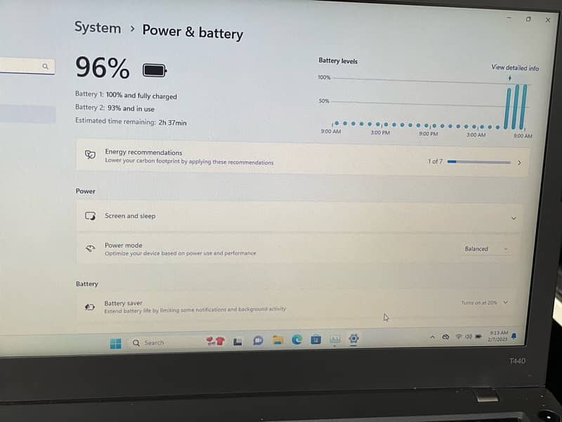 LENOVO T440 i5 4th Generation SSD 250 Laptop 11