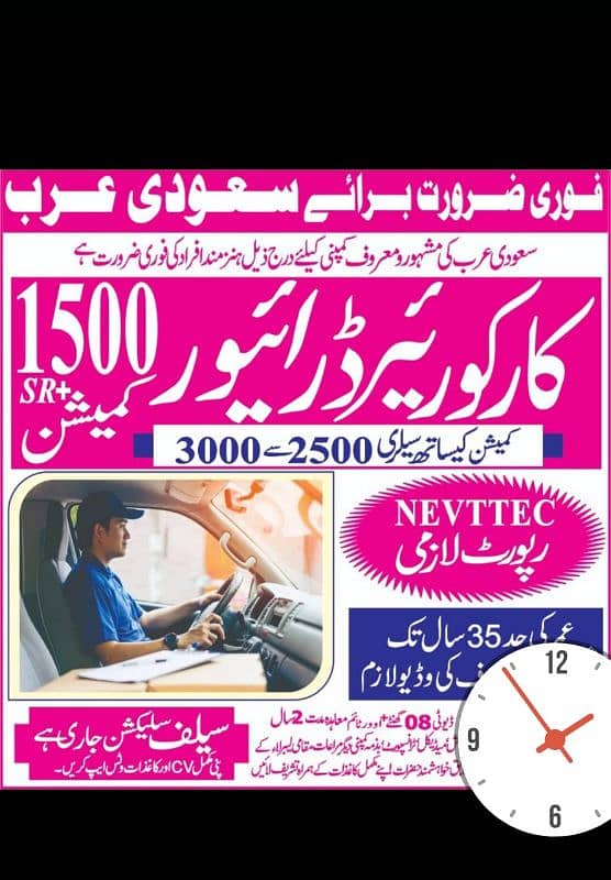 TAXI DRIVER JOB AVAILABLE IN SAUDI ARABIA 0