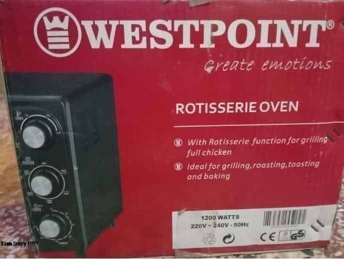 Wespoint baking oven 0