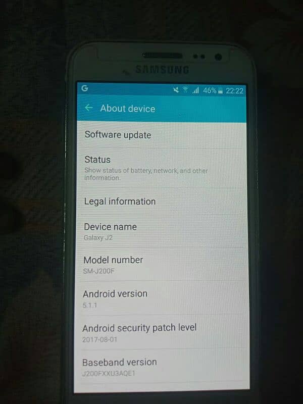 Samsung Galaxy J2 PTA  pro 2