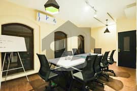 Fully furnished office space available for rent in gulberg Lahore