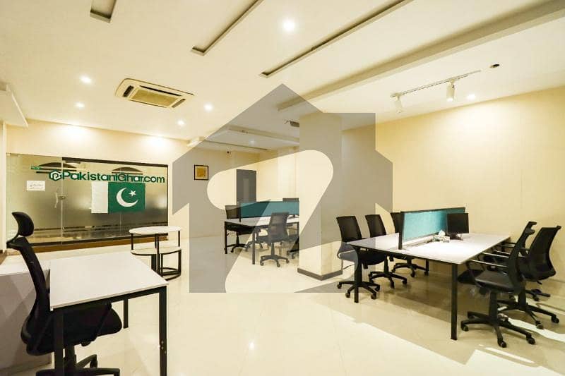 Fully furnished office space available for rent in gulberg Lahore 1