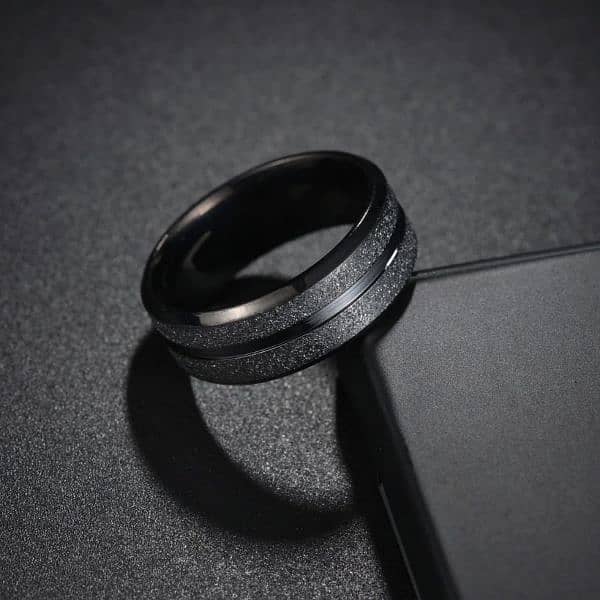 Modern Minimalist Men's Band Ring 0