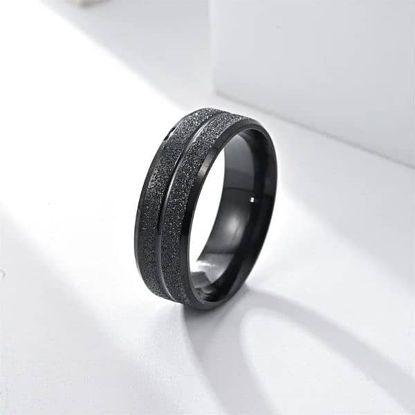 Modern Minimalist Men's Band Ring 1