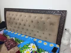 wooden bed