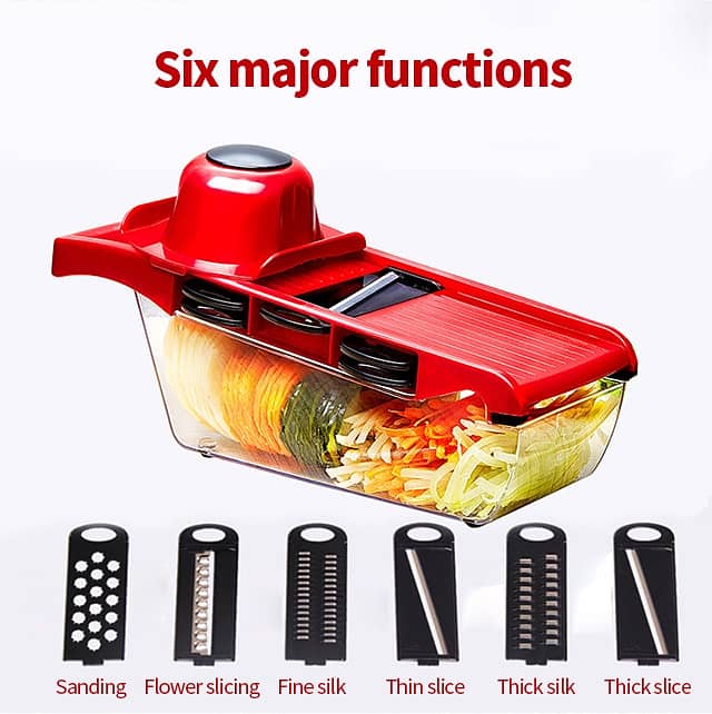 10 in 1 Mandoline Vegetable Slicer Cutter with Box 1