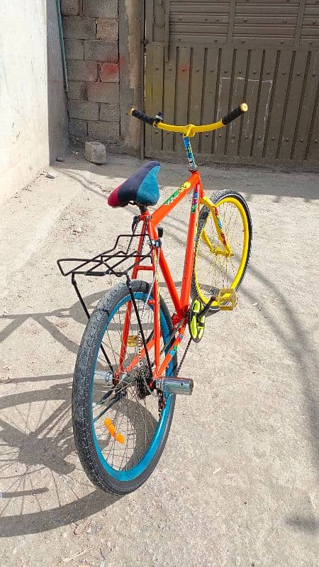 phonix cycle all ok new paint new tyretube an all about new decoration 0