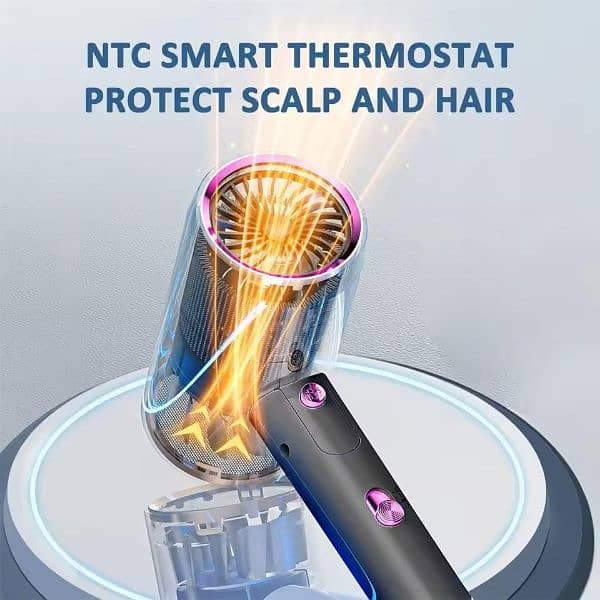 High Quality Intelligent Temperature Control Hair Dryer 4