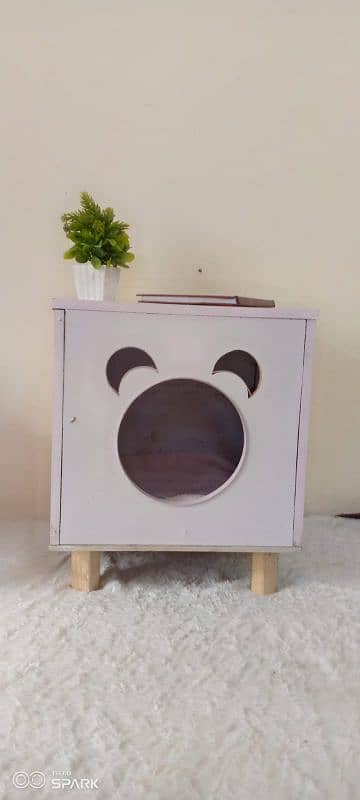 cat house indoor side table style 4