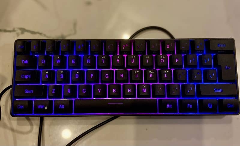 mechanical keyboard 61-KEY RGB STREAMER GAMING KEYBOARD 0