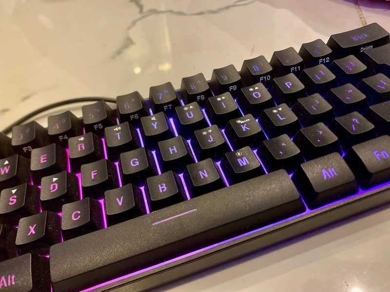 mechanical keyboard 61-KEY RGB STREAMER GAMING KEYBOARD 1