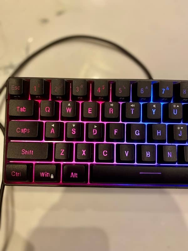 mechanical keyboard 61-KEY RGB STREAMER GAMING KEYBOARD 2