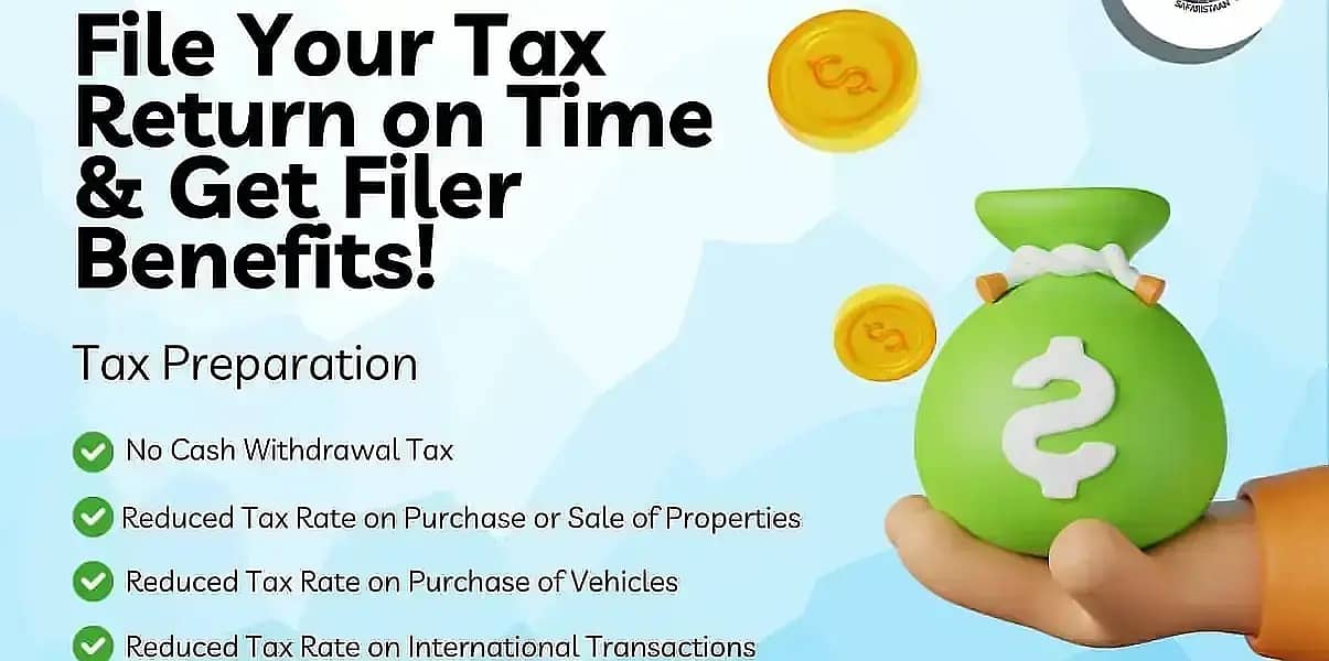 Sales Tax, Income Tax Return, Tax Consultant, FBR, Tax Filer, NTN,SECP 2