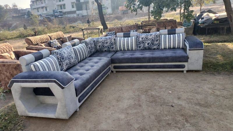 L Shape Corner Sofa 7 seat 1