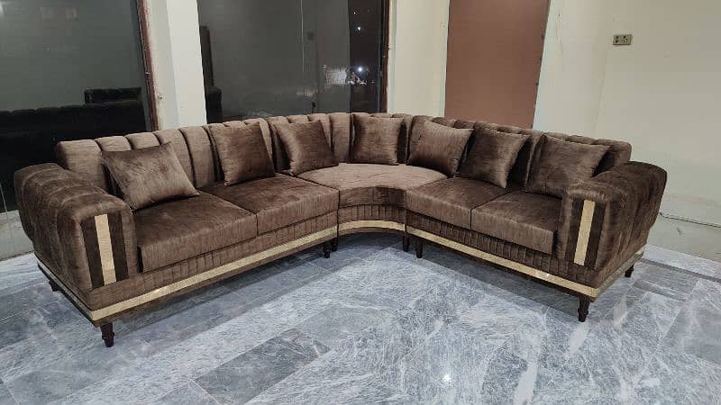 L Shape Corner Sofa 7 seat 4