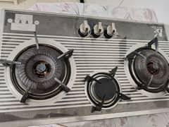 Steel body Triple burner Stove