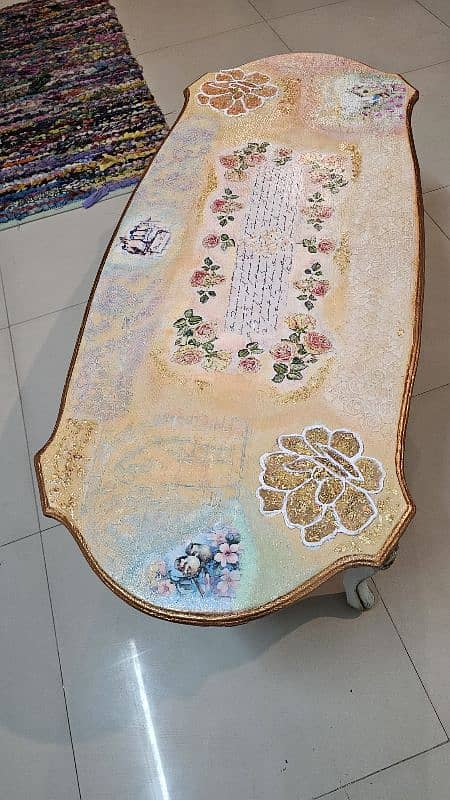 Hand painted center table 0