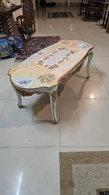 Hand painted center table 2