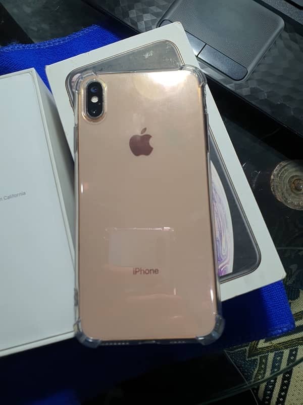 IPhone XS Max with box and charger lifetime sim work 11