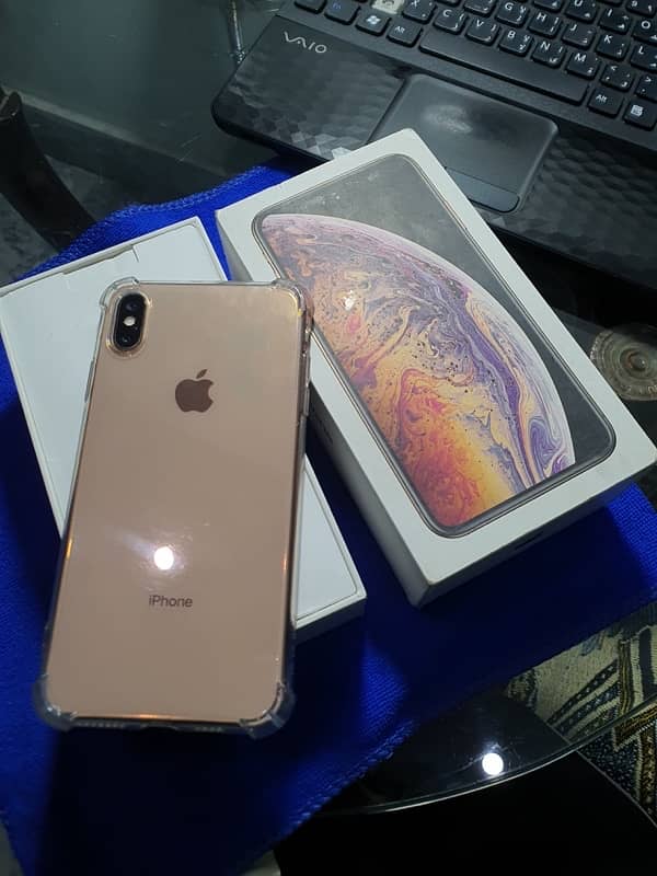 IPhone XS Max with box and charger lifetime sim work 13