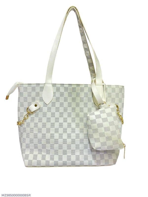 Woman's PU leather printed tote bags 0