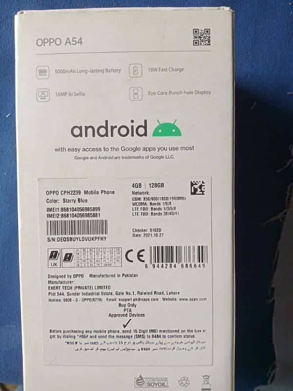 oppo a54 Good condition 5