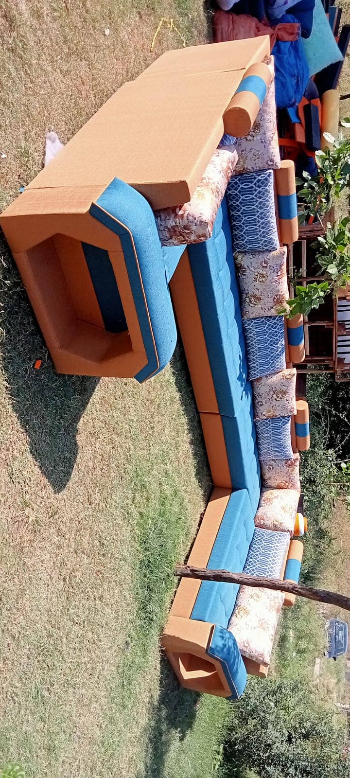 L Shape Corner Sofa 7 seat 9