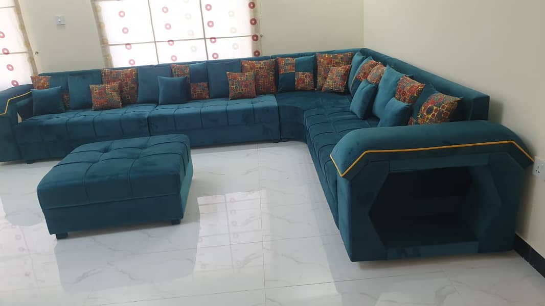 L Shape Corner Sofa 7 seat 10