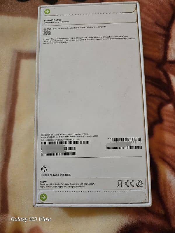 iPhone 16 Pro Max Desert Titanium 512 Gb  Box Pack 4