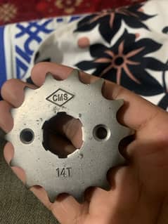 CG 125 front sprocket for alter