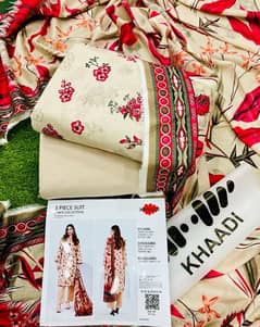 khadi brand original 3 piece pure lawn