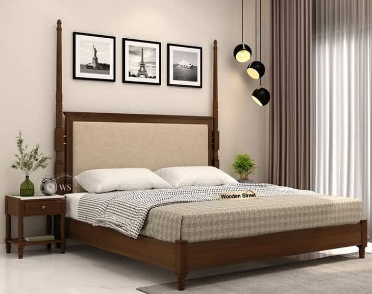 Wooden Peding Beds Collection 2