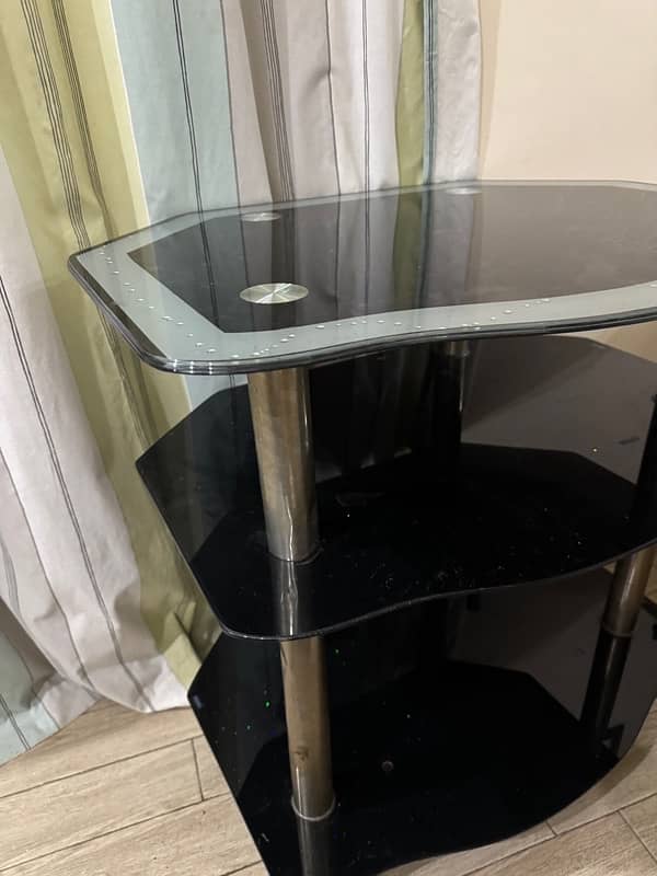 3 tier glass table 1