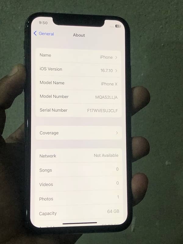 iPhone X 64 Gb PTA Approve Waterpack 3